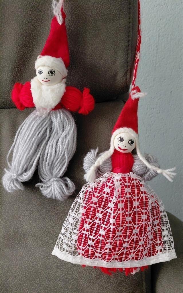 Handgemaakt Nisser Scandinavisch kerstkabouters, Diversen, Kerst, Ophalen of Verzenden, Gebruikt