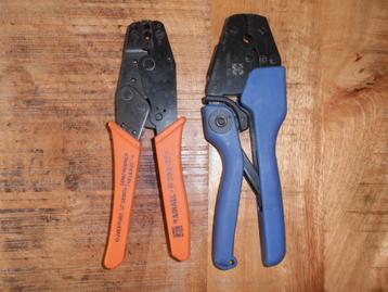 2x Zgan Radiall Coax krimptang voor o.a. computer + tv kabel beschikbaar voor biedingen