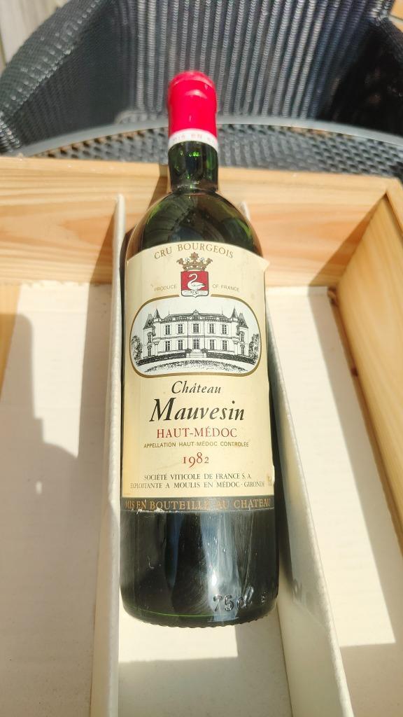 Chateau Mauvesin 1982, Verzamelen, Wijnen, Nieuw, Overige typen, Frankrijk, Vol, Ophalen of Verzenden