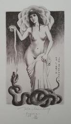 Exlibris /Ex libris P. Minka, Higieia, (geneeskunde) (myth.), Verzenden