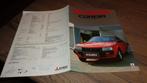 Folder  MITSUBISHI CORDIA 1600 SR / GSR  ,  4-1985, Verzenden, Gelezen, Mitsubishi