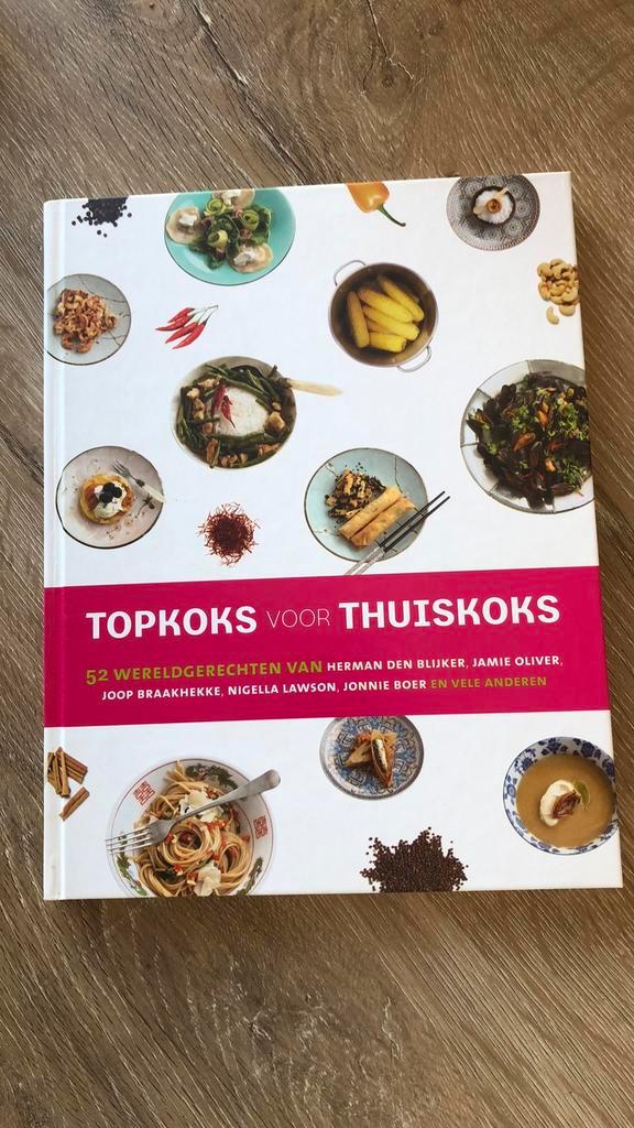 Topkoks voor Thuiskoks, Boeken, Kookboeken, Zo goed als nieuw, Voorgerechten en Soepen, Hoofdgerechten, Overige typen, Overige gebieden