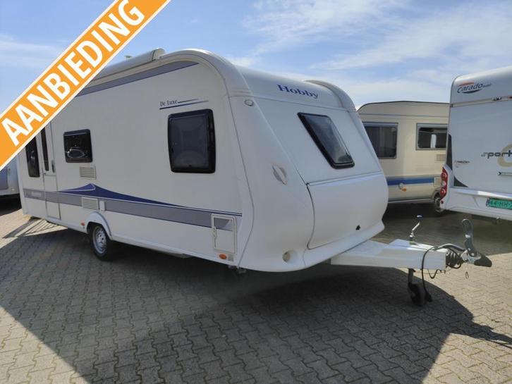 Hobby 560Kmfe stapelbed,middenzit, fransbed. Last-minute!, Caravans en Kamperen, Caravans, Bedrijf, tot en met 6, 1250 - 1500 kg