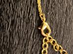 Goudkleurige ketting met kleurrijke steentjes  (LDADPR), Goudkleurig, Overige kleuren, Verzenden, Zo goed als nieuw