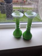 Retro glazen vaasjes, Ophalen of Verzenden, Huis en Inrichting