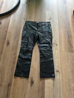 JC Sophie Nep Leren Broek - Maat 42, Kleding | Dames, Zwart, Maat 42/44 (L), Ophalen of Verzenden, Zo goed als nieuw