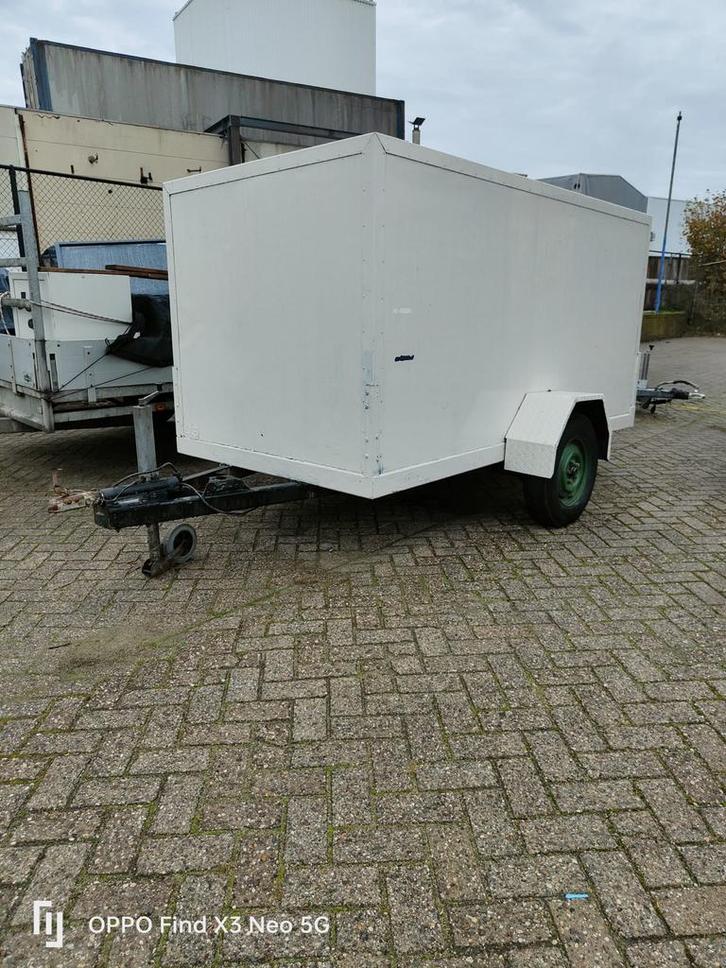 Gesloten Aanhanger Opknapper - Band & Luiken Missen, Auto diversen, Aanhangers en Bagagewagens, Gebruikt, Ophalen of Verzenden