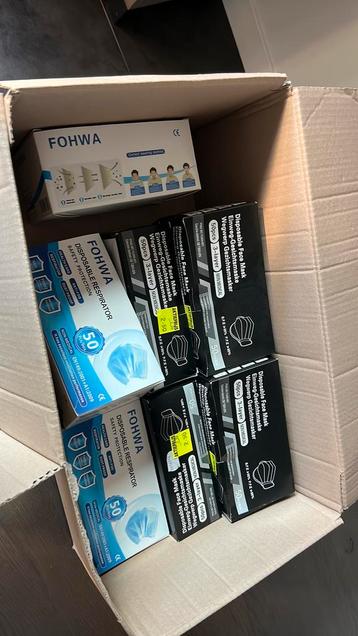 350 Mondkapjes beschikbaar voor biedingen