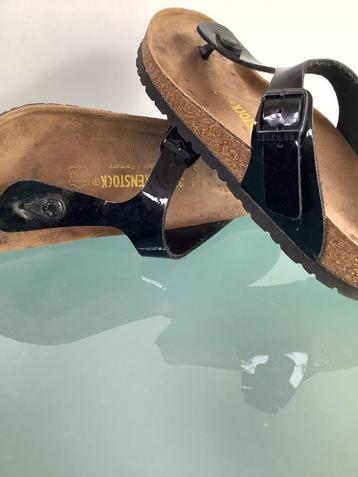 GRATIS VERZENDEN | BIRKENSTOCK Gizeh zwarte slippers 37 beschikbaar voor biedingen