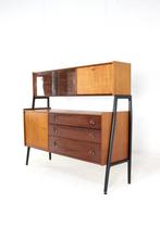 Vintage Nathan highboard kast buffetkast gratis bezorging, Huis en Inrichting, Kasten | Buffetkasten, 100 tot 150 cm, -, -, Ophalen of Verzenden