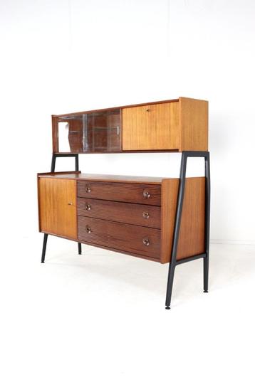 Vintage Nathan highboard kast buffetkast gratis bezorging  beschikbaar voor biedingen