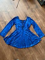 Whimsigoth jurk in blauw vintage 90s whimsical wicca witch, Kleding | Dames, Jurken, Maat 38/40 (M), Blauw, Ophalen of Verzenden