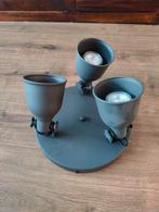 Industriële plafondlamp met 3 verstelbare spots, Metaal of Aluminium, Ophalen of Verzenden, Zo goed als nieuw, Led