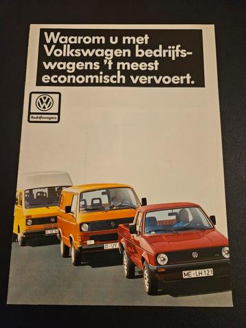 Brochure Volkswagen bedrijfswagens oa Caddy Pick-up  beschikbaar voor biedingen