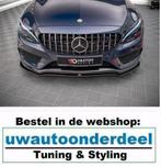 Spoiler Lip Splitter Voor Mercedes C Klasse W205 AMG Line, Ophalen of Verzenden, Automotive Parts, A.parts@hotmail.nl, Trasmolenlaan 12 3447 GZ Woerden