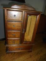 Sieradenkastje / Hout / 37 cm hoog, Antiek en Kunst, Ophalen