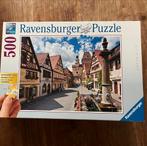 Ravensburger Puzzel 500 stukjes - Rothenburg ob der Tauber, Ophalen of Verzenden, 500 t/m 1500 stukjes, Zo goed als nieuw, Legpuzzel