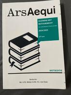 Ars Aequi Awb 2024/2025, Ophalen of Verzenden, Alpha, Zo goed als nieuw, HBO