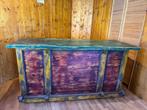 Mancave Mexicaanse Bar met 5 krukken Santa-Fe style, Huis en Inrichting, Overige Huis en Inrichting, Ophalen, Zo goed als nieuw