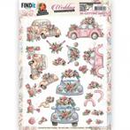 Yvonne Creations CD11958 Wedding Time Cars 3D knipvel A4, ., Nieuw, Ophalen of Verzenden, Overige thema's
