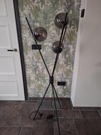Staande lamp met 3 lampen smoke glas, Huis en Inrichting, Lampen | Vloerlampen, Ophalen, Zo goed als nieuw, Glas, 150 tot 200 cm