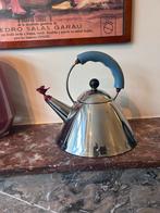 Alessi Fluitketel met Vogelfluit, Witgoed en Apparatuur, Waterkokers, 1 tot 2 liter, Ophalen of Verzenden, Zo goed als nieuw, Rvs