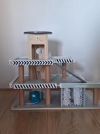 Houten speelgoed garage, Kinderen en Baby's, Speelgoed | Houten speelgoed, Ophalen, Gebruikt, Overige typen