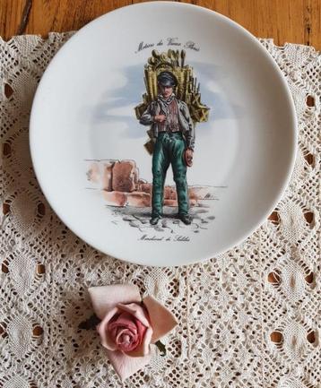 Frans wandbordje Metiers de Vieux Paris, Marchand de Sebiles beschikbaar voor biedingen