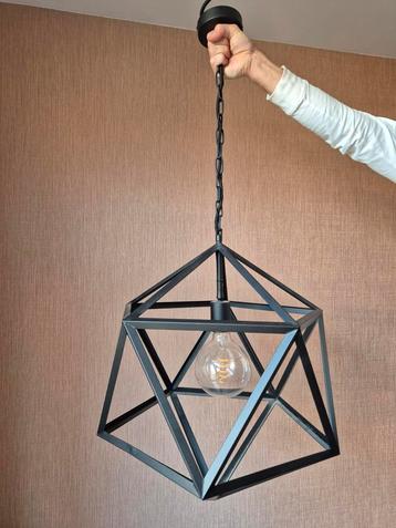 Industriële Hanglamp Zwart - Verstelbaar in hoogte beschikbaar voor biedingen