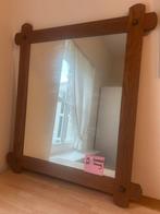 Houten Spiegel - 76x85 cm, Gebruikt, Ophalen of Verzenden, 75 tot 100 cm, Minder dan 100 cm