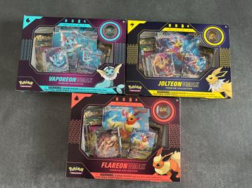 Pokémon Flareon Vaporeon Jolteon Vmax Premium Collection beschikbaar voor biedingen