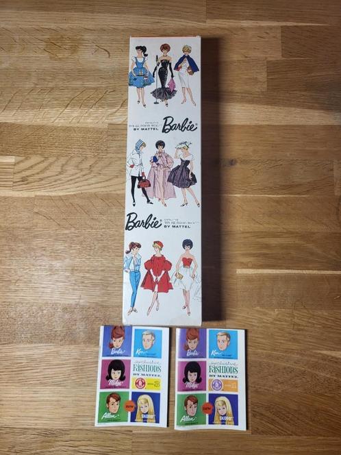 Vintage Barbie Bubble Cut 1963 met doos en boekjes, Verzamelen, Poppen, Zo goed als nieuw, Pop, Ophalen of Verzenden