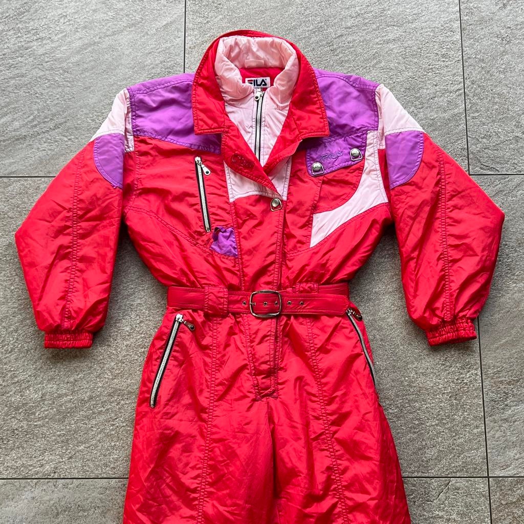 FILA Vintage Retro Skipak (S), Kleding | Dames, Wintersportkleding, Gedragen, Pak, Maat 36 (S), Ophalen of Verzenden
