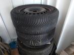 Winterbanden op velg., Auto-onderdelen, Banden en Velgen, 16 inch, Banden en Velgen, Personenwagen, Gebruikt