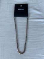 Weekday Heather Ketting Rhodium Nieuw, Ophalen of Verzenden, Nieuw, Zilver, Overige materialen