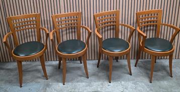 18 x Horeca stoelen bistro cafe stoelen hout Thonet stijl  beschikbaar voor biedingen