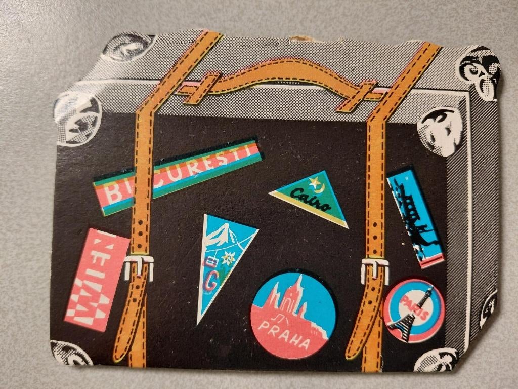 Vintage naaldenmapje 'koffer', Hobby en Vrije tijd, Naaien en Fournituren, Ophalen of Verzenden, Gebruikt