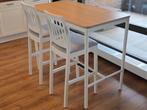Bartafel met barstoelen 130x70x105 cm, Huis en Inrichting, Tafels | Statafels, Ophalen, Gebruikt