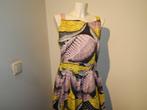 Marccain zomerse jurk overgooier look blad print kleur N4, Kleding | Dames, Maat 38/40 (M), Overige kleuren, Verzenden, Zo goed als nieuw