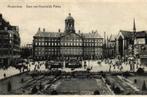 052 Amsterdam dam met koninklijk paleis 1927 gelopen, Ophalen of Verzenden, 1920 tot 1940, Gelopen, Noord-Holland