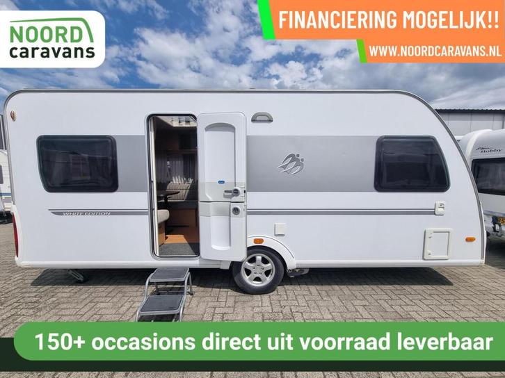 KNAUS SUDWIND WHITE EDITION 500 MOVER + VOORTENT + FRANSBED, Caravans en Kamperen, Caravans, Bedrijf, tot en met 4, 1000 - 1250 kg