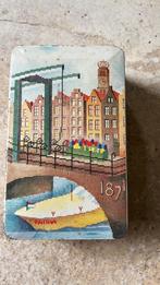 Vintage Patria blik Amsterdam gracht Patria cream crackers, Verzamelen, Blikken, Ophalen of Verzenden, Gebruikt, Overige, Overige merken