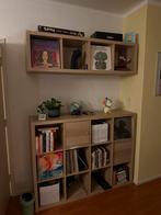 Ikea Kallax kast - lichte houtkleur - 4x4 vakken, Ophalen, Met plank(en), 100 tot 150 cm, 100 tot 150 cm