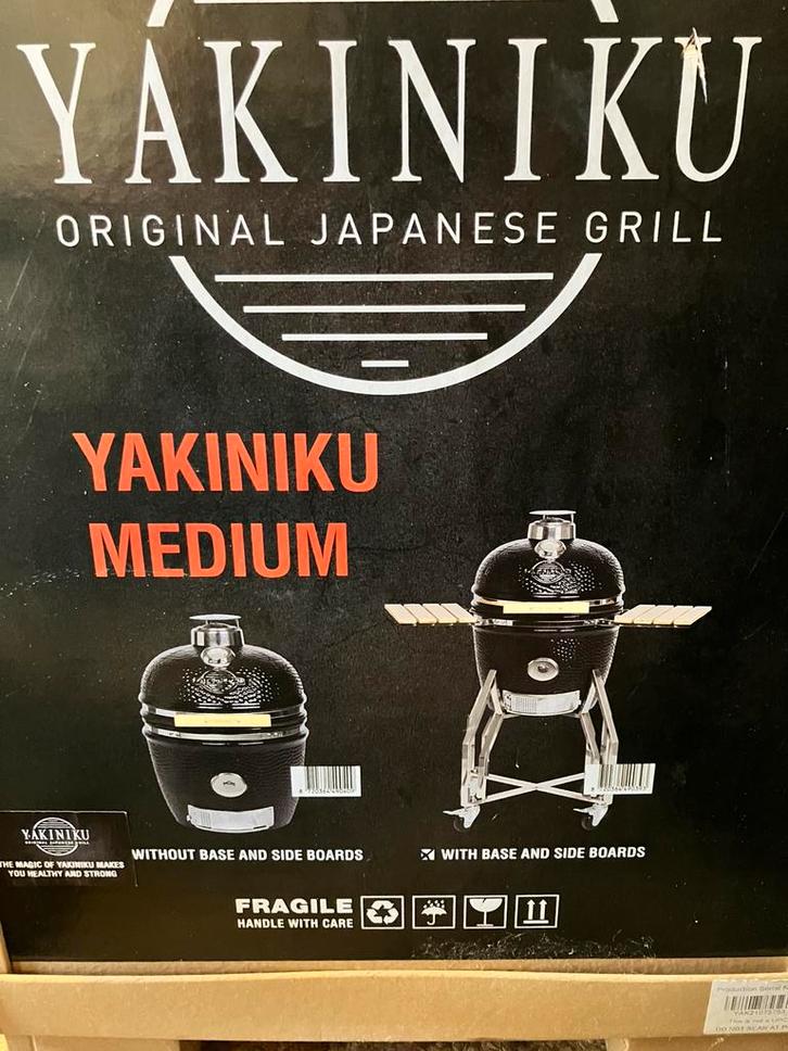 Yakiniku medium bbq, Tuin en Terras, Houtskoolbarbecues, Nieuw, Ophalen