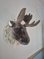 Eland / Rendier hoofd wanddecoratie knuffel 32x40x30cm, Ophalen of Verzenden, Zo goed als nieuw, Wanddecoratie