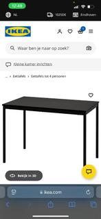 Eettafel IKEA Sandsberg, Huis en Inrichting, Ophalen, 100 tot 150 cm, 50 tot 100 cm, Zo goed als nieuw