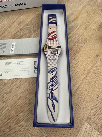 Swatch horloge (MoMA collectie, 'Girl by Roy Liechtenstein') beschikbaar voor biedingen