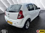 Dacia Sandero 1.2 Blackline Airco Pdc Lmv Nap, Euro 5, Stof, Gebruikt, Zwart
