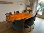 Massieve teak eettafel, Huis en Inrichting, Tafels | Eettafels, Ophalen, Gebruikt, 100 tot 150 cm, Teakhout