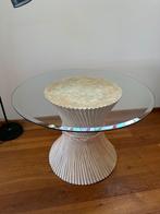 Vintage dining table - Sheaf of Wheat, by Mcguire, Huis en Inrichting, Ophalen, Gebruikt, 100 tot 150 cm, Rond